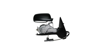 Oglinda usa exterioara Seat Ibiza/Cordoba (6k), 07.1999-02.2002, partea Dreapta, ajustarea prin cablu; carcasa neagra; sticla convexa; geam cromat; mic, Aftermarket