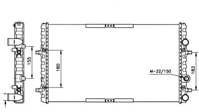 Radiator racire Best Auto Vest 671608A1