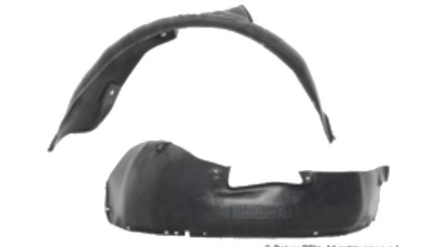 Carenaj roata Seat Toledo 2 (1M2), 04.1999-09.2004, Leon (1M1) 11.1999-05.2005 partea Stanga, Fata, 6722FL1Q polietilena