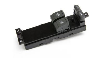 Buton, comutator macara usa Seat Leon (1M), 1999-2005; Toledo (1M), 1999-2004, VW Bora, Golf 4; Passat B5 1996-2005; dublu, partea stanga