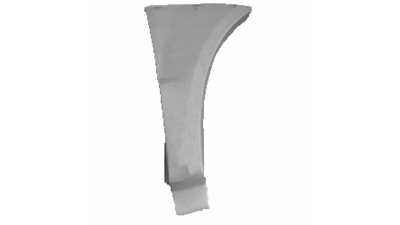 Segment reparatie aripa fata Seat Toledo 3 (5p2), 10.2004-09.2009, Altea 03.2004-, parte montare stanga, partea din spate, 672401-7, Aftermarket