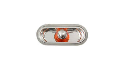 Lampa semnalizare laterala Ford Fiesta (JHS) 2002-2005, Seat Altea 2004-, Ibiza/Cordoba 2004-2009, Exeo 2008-2013; Ibiza 6J 2008-, Leon 2004-2012, Toledo 2004-2009, partea Stanga, Dreapta cu insertie galbena, transparent, fara suport bec, Depo