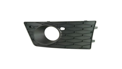 Grila bara Seat Leon (1p1) Model Fr / Cupra 09.2009-12.2012, Fata partea Stanga, Cu gaura pentru proiector, 1P0853665P9B9