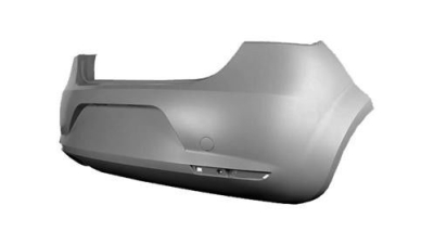 Bara spate Seat Leon (1P1), 06.2005-2009, Primerizat, 1P0807421, 672696
