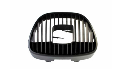 Grila radiator Seat Ibiza/Cordoba (6L), 02.2002-05.2006, negru, 6L0853651C01C, 673005-J