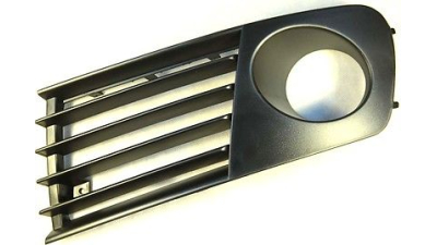 Grila bara fata Seat Ibiza/Cordoba (6L), 02.2002-05.2006, Dreapta, 6L0853666L01C, 6730274R cu locas pentru proiectoare