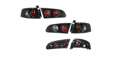 Set stopuri tuning SEAT IBIZA (6L), 02.2002-05.2006, Taiwan, partea stanga+dreapta, negru, transparent;