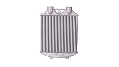 Intercooler Seat Ibiza Cupra (6L), 05.2004-03.2008, motor 1.8 T 132kw, benzina, 1.9 TDI 118kw, diesel, cutie manuala, cu/fara AC, aluminiu brazat, 369x369x50 mm, J.Deus, 