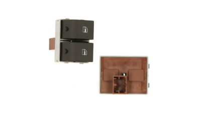 Comutator geam usa fata VOLKSWAGEN POLO (9N), 10.2001-04.2005; POLO (9N3), 04.2005-08.2009, seat IBIZA/CORDOBA (6L), 02.2002-2008, partea Stanga, dubla