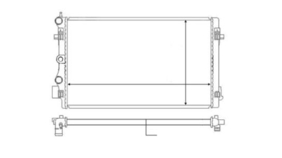 Radiator racire Best Auto Vest 673208-1