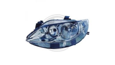 Far Seat Ibiza (6j), 04.2008-04.2012, Electric, tip bec H7+H7, omologare ECE, fara motoras, negru, 6J1941005C; 6J1941005D, Stanga, marca DEPO