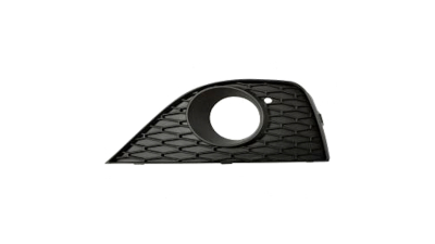 Grila bara fata Seat Ibiza (6j), 04.2008-04.2012, parte montare partea dreapta, cu gaura proiector, 6732274R, Aftermarket