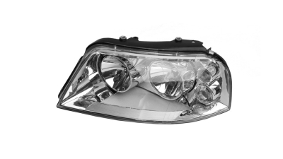 Far Volkswagen Sharan (7m), 04.2000-04.2010; Seat Alhambra (7v8/7v9), 02.2001-06.2010, fata, Stanga, H1+H7; electric; rama reflector argintie; fara motoras, DEPO