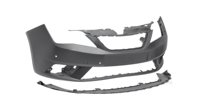 Bara fata Seat Ibiza (6j), 05.2015-11.2017, cu 4 gauri pentru Senzori de parcare (PDC); grunduit, Aftermarket