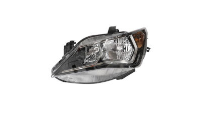 Far Seat Ibiza (6J), 05.2015-05.2017, partea STANGA, electric, tip bec H7+H7, cu lumini de zi pe LED, cu motoras, Valeo 046724