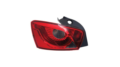 Stop spate lampa Seat Ibiza (6j), 04.12- 5 Usi, spate, omologare ECE, negru, 6J4945095K; 6J4945111H, Stanga
