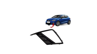 Grila bara Seat Ibiza, 10.2017-, Fata, partea Stanga, cu locas proiectoare, Aftermarket