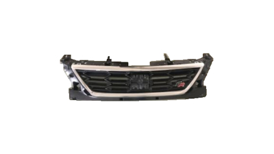 Grila radiator, masca fata Seat Leon (5f), 2017- Model Fr, parte montare centrala, crom/negru, 67C10510, Aftermarket
