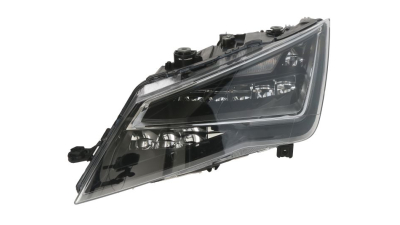 Far Seat Leon (5f), 11.2012-, Electric, tip bec LED, omologare ECE, fara motoras, cu lumini de zi, 5F1941007, Stanga, marca Valeo