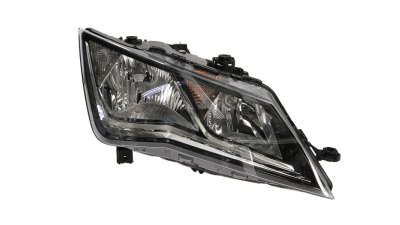 Far Seat Leon (5f), 11.2012-, Electric, tip bec H7+H7, omologare ECE, fara motoras, cu lumini de zi, 5F1941005, Stanga, marca Valeo