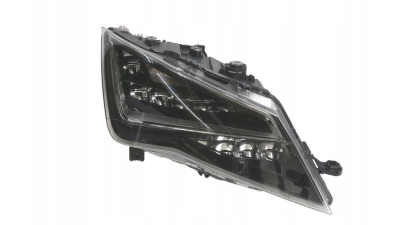 Far Seat Leon (5f), 11.2012-, Electric, tip bec LED, omologare ECE, fara motoras, cu lumini de zi, 5F1941008, Dreapta, marca Valeo