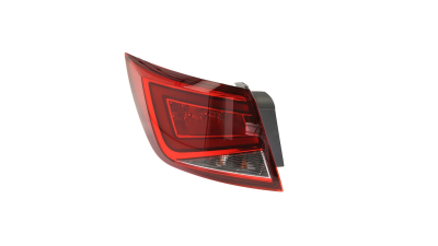 Stop spate lampa Seat Leon (5F), 09.2013- Model ST, partea Stanga, partea exteRioara, cu suport becuri, tip bec LED+PY21W, Valeo