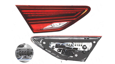 Stop spate lampa Seat Leon (5f), 11.2016-, spate, Stanga, Hatchback, partea interioara; LED, VALEO