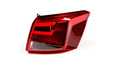 Stop spate lampa Seat Arona, 09.2017-, spate, Dreapta, partea exterioara; P21W+PY21W; cu suport becuri, AL (Automotive Lighting)