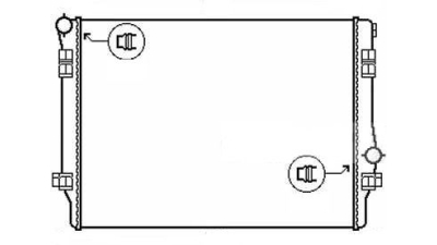 Radiator racire Best Auto Vest 67C108-1