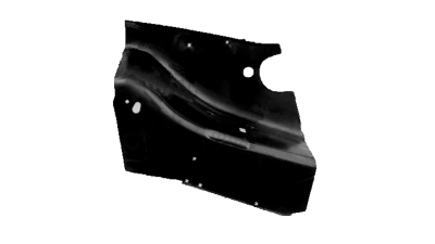 Dublura aripa fata Skoda Felicia 12.1994-06.2001, parte montare partea stanga, aripa interiora din metal, 691001-5, Aftermarket