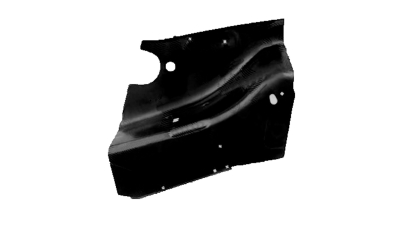 Dublura aripa fata Skoda Felicia 12.1994-06.2001, parte montare dreapta, aripa interiora din metal, 691002-5, Aftermarket