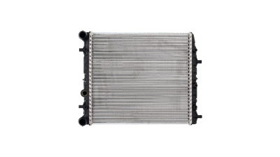 Radiator racire Seat Ibiza (6l), 2002-2008 1,2 47kw; 1,4 55/63/74kw; 1,6 74/77kw Benzina, Manual, fara AC, cu conectori rapizi intrare/iesire, 430x405x25, Cu lipire fagure mecanica Original