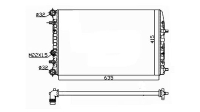 Radiator racire Best Auto Vest 691308A3