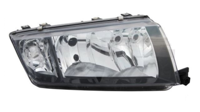 Far Skoda Fabia (6Y), 04.2000-03.2007, partea stanga, tip bec H3+H7; electric; insertie neagra; fara motoras, producator DEPO 665-1105L-LDEM2