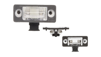 Lampa numar Skoda Fabia (6y), 04.2000-03.2007, spate, Stanga = Dreapta, C5W; cu suport becuri; cu becuri, TYC