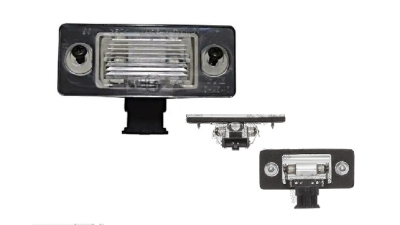 Lampa numar Skoda Fabia (5j), 03.2007-04.2012; Yeti (5l), 09.2009-04.2012, spate, Stanga = Dreapta, C5W; cu suport becuri; cu becuri, TYC