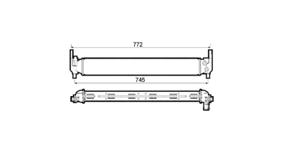 Radiator racire VW Polo (6r) 01.2014- 1,0 Tsi 70kw/1,4 Tdi 66kw/1,2 Tsi 66kw Cv Manuala/Automata; Benzina/Diesel, Cu/fara AC, 646x86x56, Cu lipire fagure prin brazare Original (VALEO)