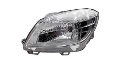 Far Skoda Fabia 2 (5j), 04.2010-03.2015, Skoda Roomster/Praktik (5j2), 04.2010-, Electric, tip bec H4, omologare ECE, cu motoras, 5J1941017C, Stanga