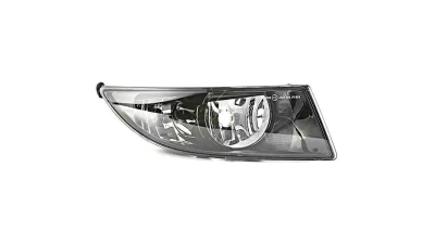 Proiector ceata Skoda Fabia (5J), 04.2010-03.2015 Model MONTE CARLO, Roomster/Praktik (5J2) 04.2010-, partea Stanga, cu lumini de zi, tip bec H8+P21W, fara becuri, negru, Hella