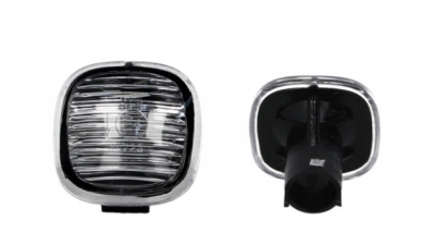 Lampa semnalizare aripa AUDI A3 (8L), 1996-; A4 (B5), 1994-; A8, 1994-, Seat IBIZA/CORDOBA (6K), 1999-, TOLEDO, 2012-, Skoda FABIA, 2000-2015; OCTAVIA (1U), 1997-2010; RAPID, ROOMSTER/PRAKTIK (5J), SUPERB (3U), 2002-, Stg=Dr.,fara soclu bec; tuning;