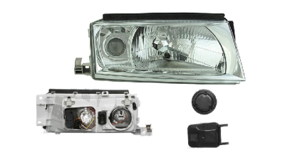 Far Skoda Octavia/Tour (1u2/1u5), 01.2001-11.2010, fata, Dreapta, cu Proiector ceata; H3+H4+W5W; electric; cu motor;