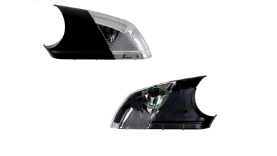Indicator lateral in oglinda SKODA OCTAVIA II/TOUR II (1Z3/1Z5), 06.2004-12.2012, semnalizator fata, partea dreapta, EU, pentru masini cu lampa perimetru inferiora; LED+W5W; cu prize bec