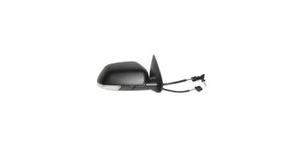 Oglinda usa exterioara Skoda Octavia Ii/Tour 2 (1z3/1z5), 06.2004-2008, partea Dreapta, ajustarea prin cablu; carcasa neagra; sticla convexa; cu Lucas, Aftermarket