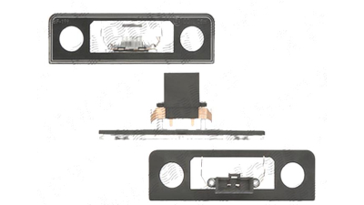 Lampa numar Skoda Octavia 2 (1z3/1z5), 10.2008-12.2013 Combi; Octavia Ii/Tour 2 (1z3/1z5), 10.2008-12.2012 Combi; Roomster/Praktik (5j), 03.2009-04.2010, spate, Stanga = Dreapta, C5W; cu becuri, TYC