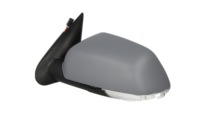 Oglinda usa exterioara Skoda Octavia 2 (1z3/1z5), 10.2008-12.2013, partea Stanga, reglare electrica; grunduit; incalzit; sticla asferica; rabatabil; 11 pini; cu Lucas; cu lampa perimetru, Aftermarket