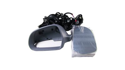 Oglinda exterioara Skoda Octavia 2008- stanga electrica incalzita cu semnalizare pliere si lumina perimetru capac prevopsibil 1Z1857507T/A