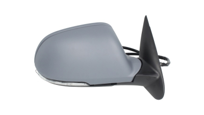 Oglinda usa exterioara Skoda Octavia 2 (1z3/1z5), 10.2008-12.2013, partea Dreapta, reglare electrica; grunduit; incalzit; sticla convexa; 6 pini; cu Lucas, Aftermarket