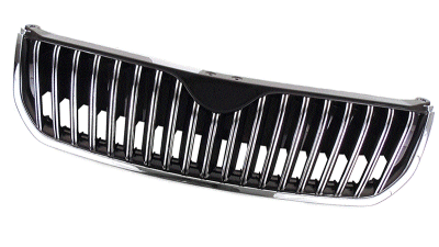 Grila radiator Skoda Superb (3T), 06.2008-06.2013, 3TD853651, 692605-0 cu ornament cromat