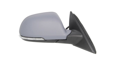 Oglinda exterioara Skoda Superb (3T) 06.2008-06.2013, Partea Dreapta Albastra Convex Electrica Cu Incalzire, cu semnalizare, cu 6 pini, cu pliere, cu lampa perimetru