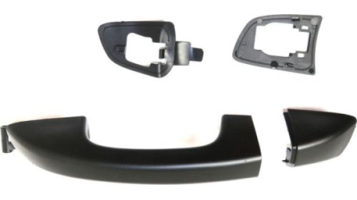 Maner exterior deschidere usa Seat Alhambra (7n) 06.2010-, Skoda Superb (3t) 06.2008-06.2013/ 06.2013-, Vw Golf 6 (5k) 10.2008- ( Doar Hatch 3/5 Usi), Vw Sharan (7n) 04.2010-, partea Stanga, Fata, negru /grunduit, 1K8837206, 1K8837879,